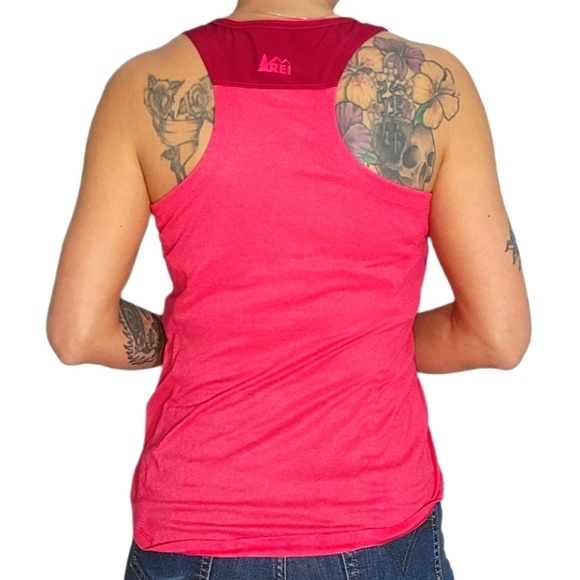 REI Active Tank Top Size Small Pink - Picture 3 of 4